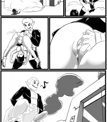Raven & Beast Boy Porn Comic 009 