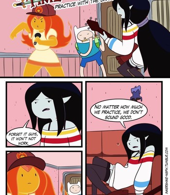 Porn Comics - Adventure Time – Practice With The Band Cartoon Porn Comic
