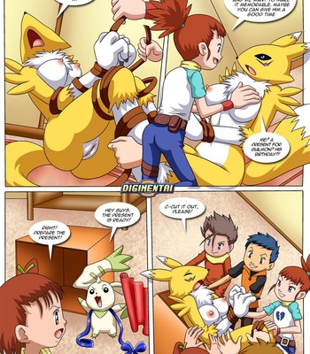 Guilmon's Birthday Surprise Porn Comic 004 
