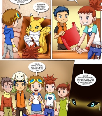 Guilmon's Birthday Surprise Porn Comic 005 