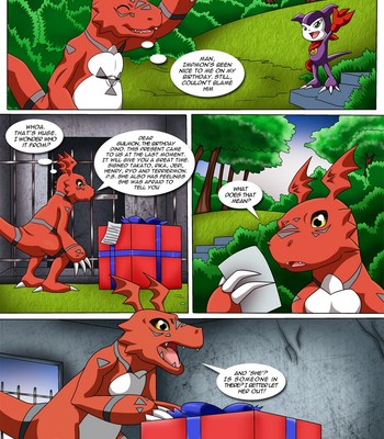 Guilmon's Birthday Surprise Porn Comic 006 