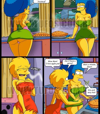The Simpsons 9 - Mom's Apple Pie Porn Comic 002 