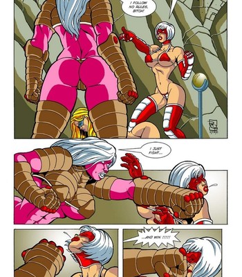 Omega Fighters 2 - Red Fist VS Giant Genna Porn Comic 003 