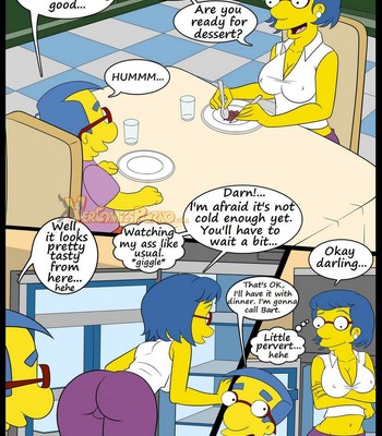 The Simpsons 6 - Learning With Mom Porn Comic 002 