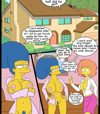 The Simpsons 6 - Learning With Mom Porn Comic 003 