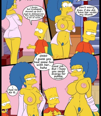The Simpsons 6 - Learning With Mom Porn Comic 005 