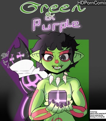 Porn Comics - Green & Purple Sex Comic
