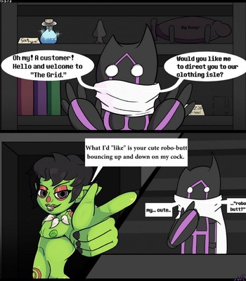 Green & Purple Porn Comic 004 