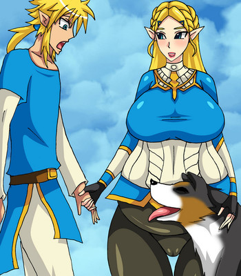 Zelda x Dog Porn Comic 002 
