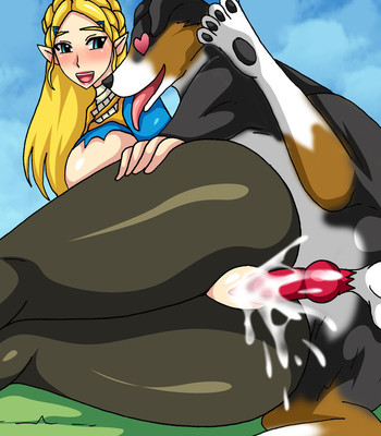 Zelda x Dog Porn Comic 012 