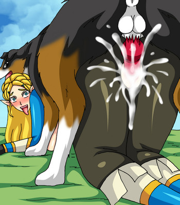Zelda x Dog Porn Comic 014 