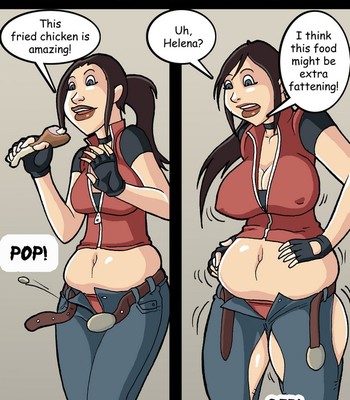 Resident Evil Weight Gain Porn Comic 004 