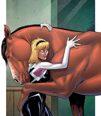 Spider-Gwen - Luv Horses Porn Comic 002 