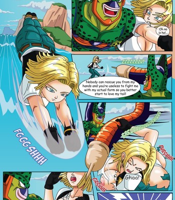 Android 18 Goes Inside Cell Porn Comic 002 