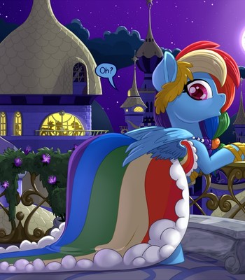 Rainbow Dash And You Attend The Gala Porn Comic 002 