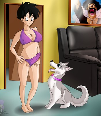 Videl And Her Dog Porn Comic 002 