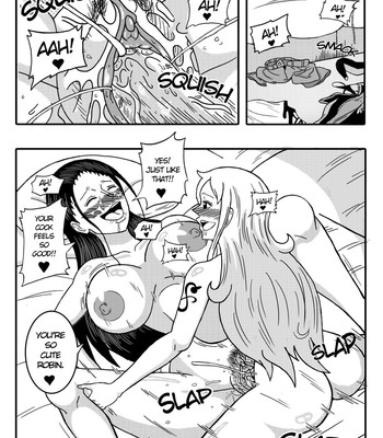 Robin x Nami - Reunion On The Thousand Sunny Porn Comic 011 