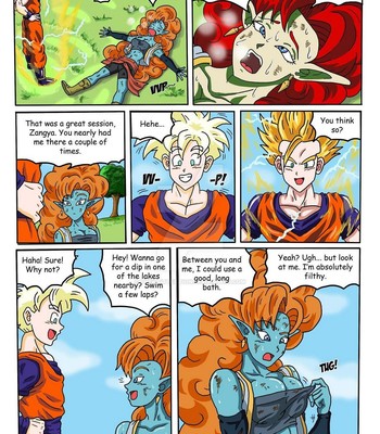 Dragon Ball Z Golden Age - Fiery Lake Porn Comic 004 