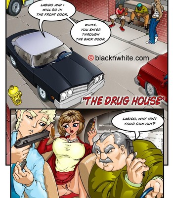 White Cops, Black Cocks 1 - The Drug House Porn Comic 002 