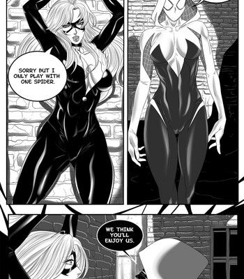 Black Cat Porn Captions - Felicia's Spider-Problem Porn Comic - HD Porn Comix