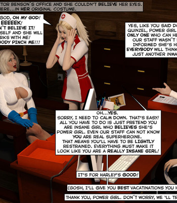 New Arkham For Superheroines 1 - Humiliation And Degradation Of Power Girl Porn Comic 019 