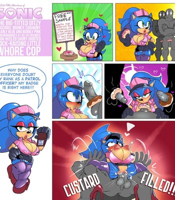 The Dick-Filled Adventures Of Sonic Whore Cop Porn Comic 002 
