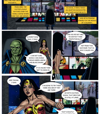 Wonder Woman - In The Clutches Of The Predator 3 Porn Comic 012 