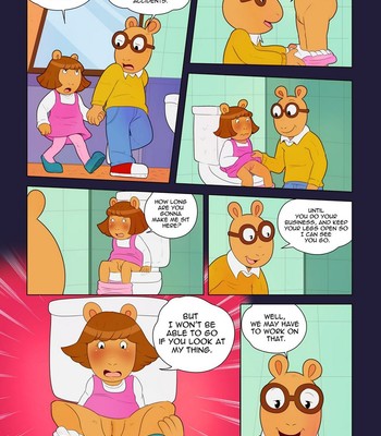 Porn Comics - DW On Bathroom Cartoon Comic