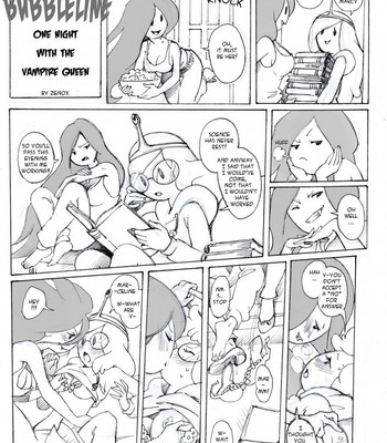Bubbleline - One Night With The Vampire Queen Porn Comic 002 