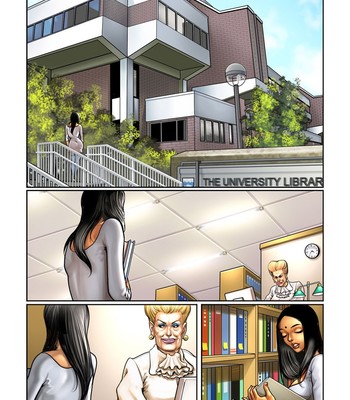 Quiet in the Library Porn Comic 002 