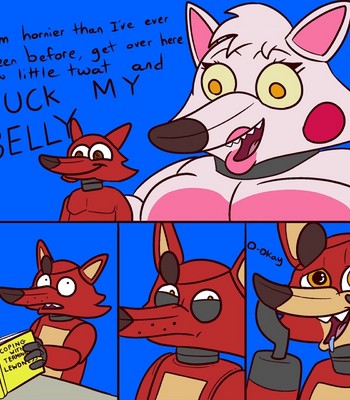 Porn Comics - Foxy & Mangle – Belly Cumflation Cartoon Porn Comic