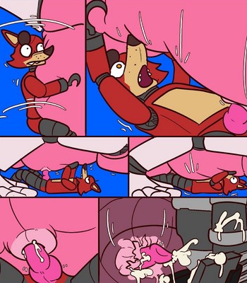 Foxy & Mangle - Belly Cumflation Porn Comic 008 