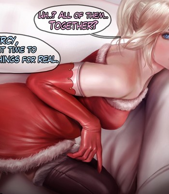 Mercy's Christmas Party Porn Comic 005 