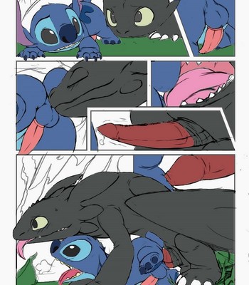 Stitch vs Toothless Porn Comic 002 