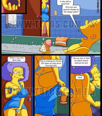 The Simpsons 7 - In The Bathtub With My Aunts Porn Comic 004 