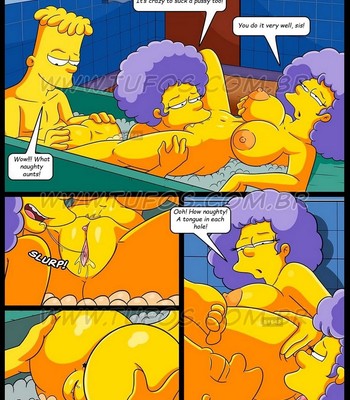 The Simpsons 7 - In The Bathtub With My Aunts Porn Comic 007 