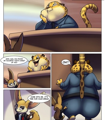Clawhauser's Lunch Break Porn Comic 001 