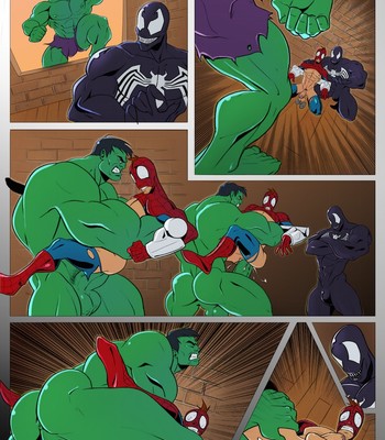 Spidey VS Hulk Porn Comic 002 