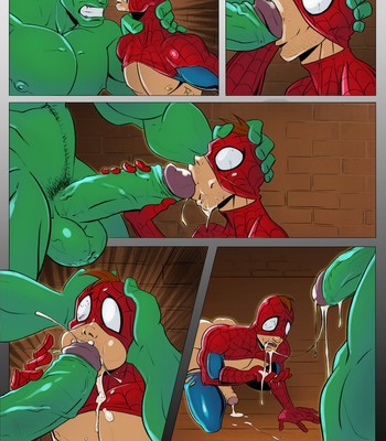 Spidey VS Hulk Porn Comic 004 