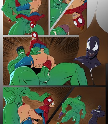 Spidey VS Hulk Porn Comic 006 