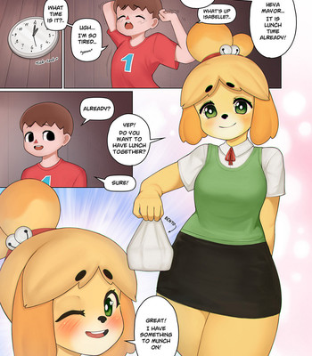 Isabelle's Lunch Incident Porn Comic 002 
