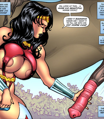Wonder Woman - Paradise Island Secrets Porn Comic 002 