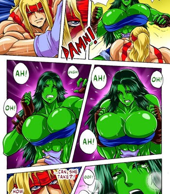 Alex vs She-Hulk Porn Comic 002 