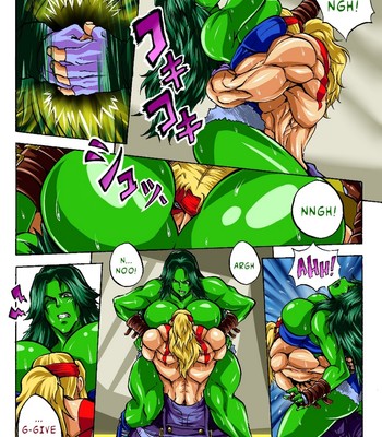 Alex vs She-Hulk Porn Comic 004 