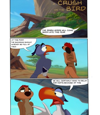 A Crush On The Bird Porn Comic 001 