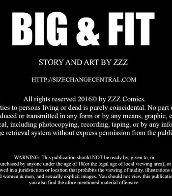 Big & Fit 1 Porn Comic 001 