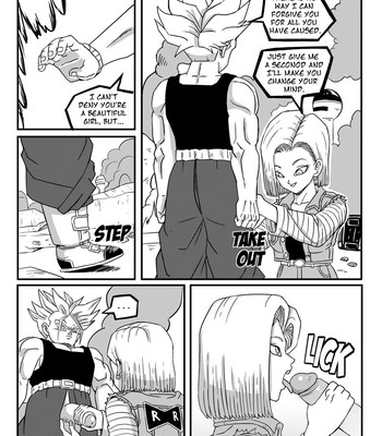 Android 18 Stays In The Future Porn Comic 004 