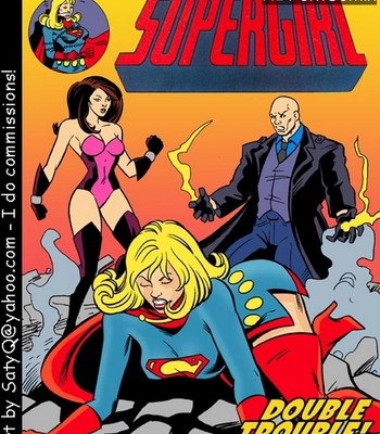 Porn Comics - Supergirl Double Trouble Cartoon Comic