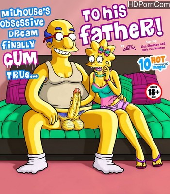 Porn Comics - Milhouse's Obsessive Dream Finally Cum True His Father PornComix
