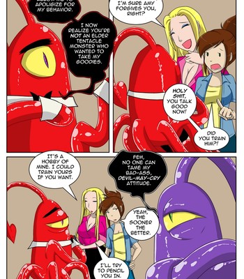 A Date With A Tentacle Monster 5 - Tentacle Competition Porn Comic 019 